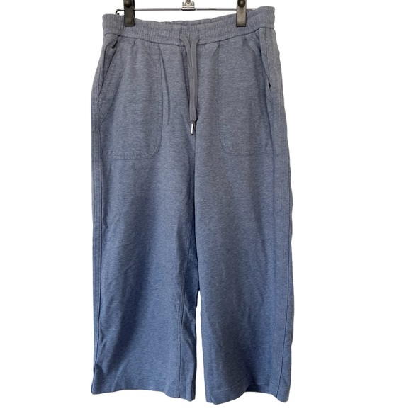 Pantalon Crop Athleta Tribeca - Bleu Marine Taille 4 Tall - Coupe Loose, Détails Réfléchissants - Neuf Sans étiquette